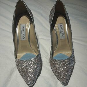 Jimmy Choo pink sequins pumps size 40